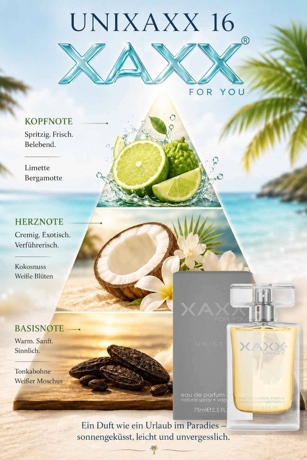 XAXX Parfum UNIXAXX EDP 75ml // SIXTEEN
