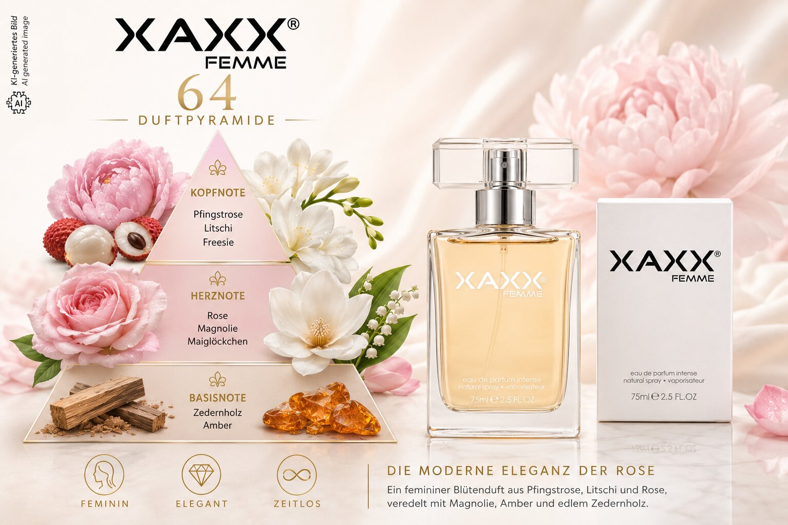 XAXX Damen Parfum EDP 75ml // SIXTYFOUR
